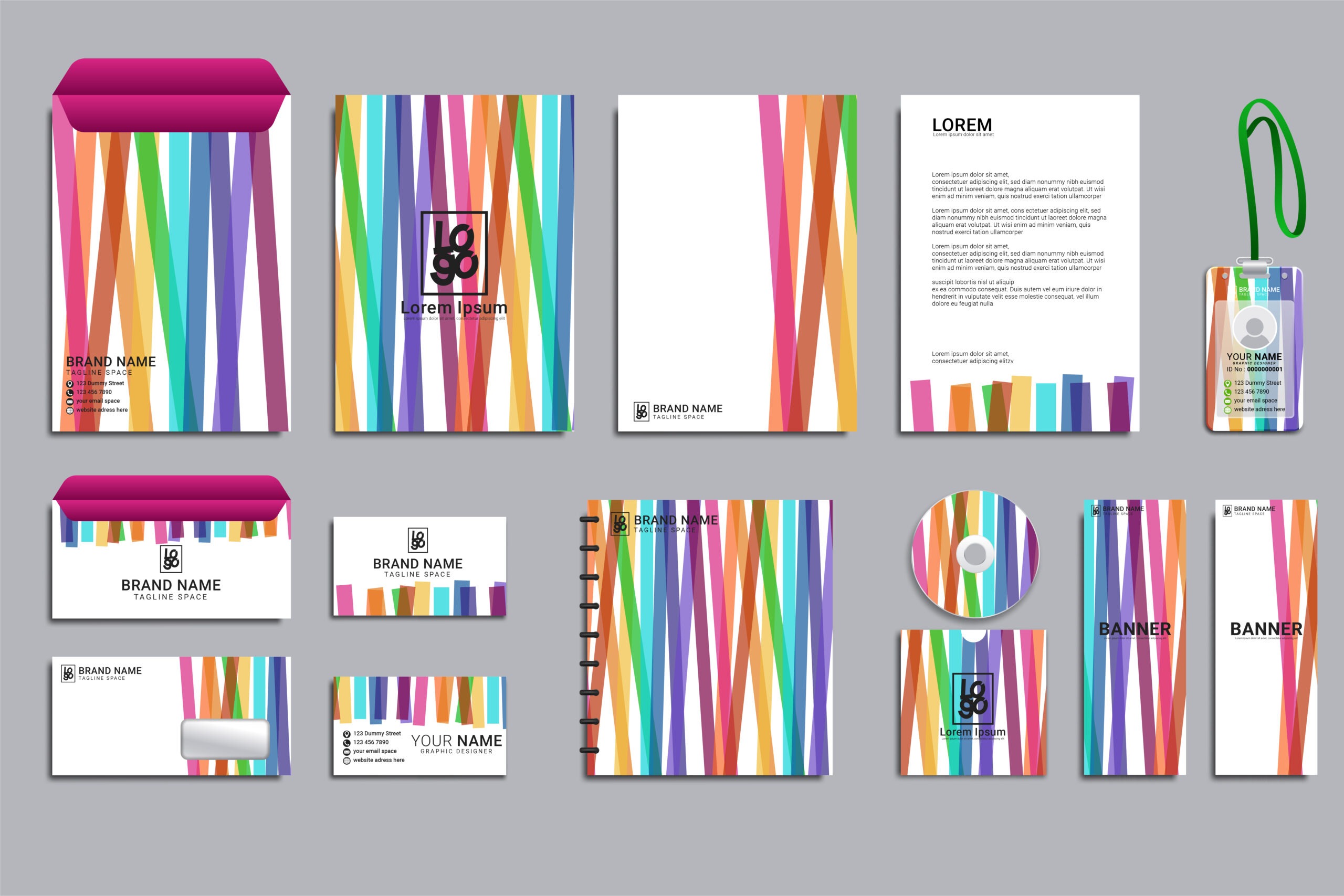 Stationery Corporate Brand Identity Mockup set a chess board with blue glass pieces on it